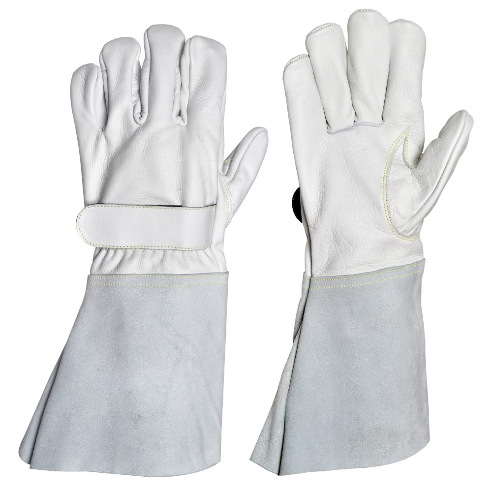 PREMIUM COW GRAIN LEATHER LINES MAN GLOVES