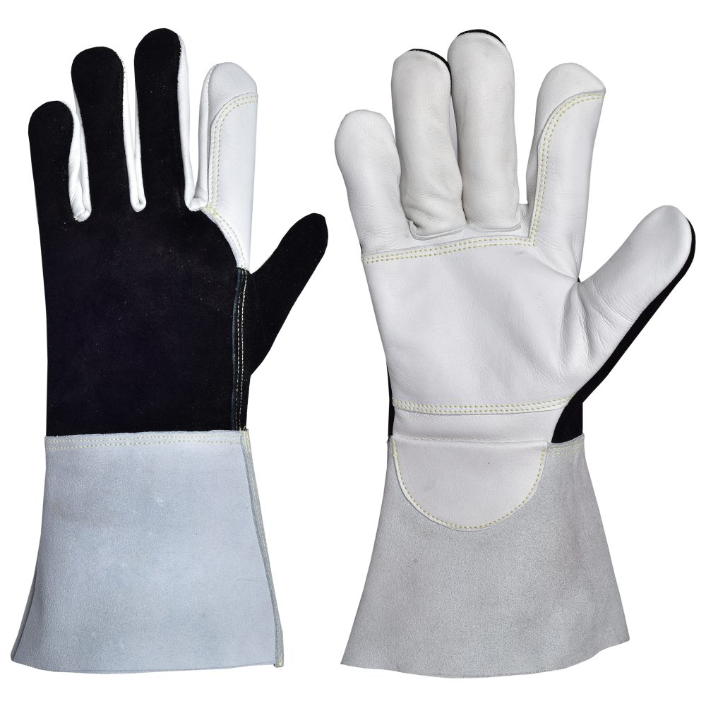 PREMIUM COW GRAIN LEATHER LINES MAN GLOVES