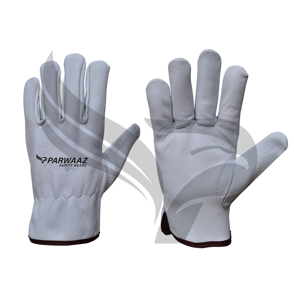 Grey Driver Gloves