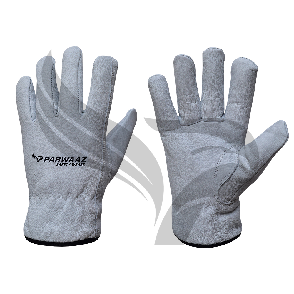Grey Driver Gloves