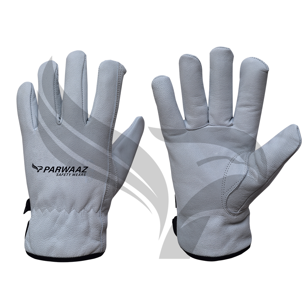 Grey Driver Gloves
