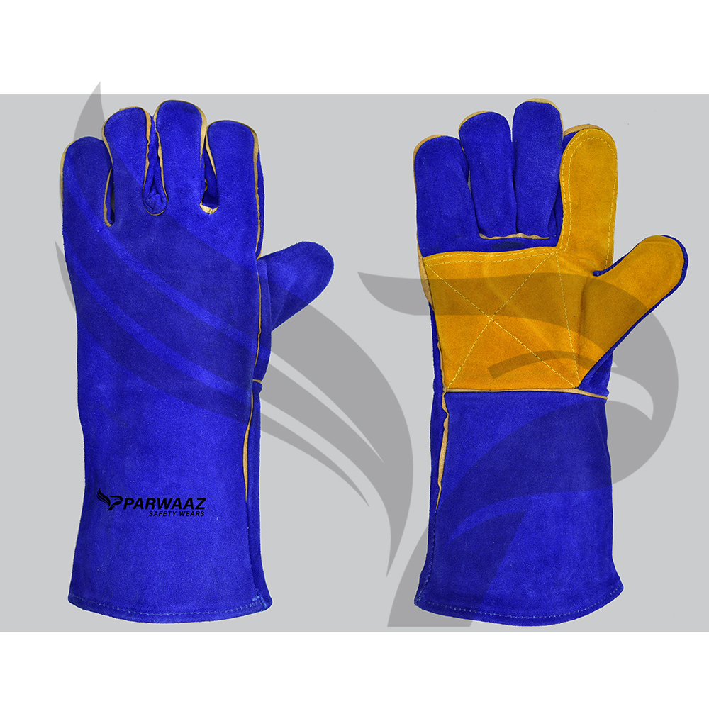 Blue Welding Gloves
