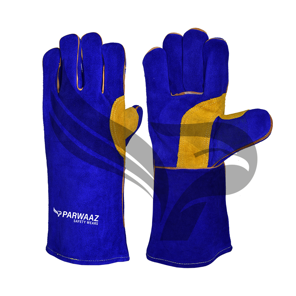 Blue Welding Gloves