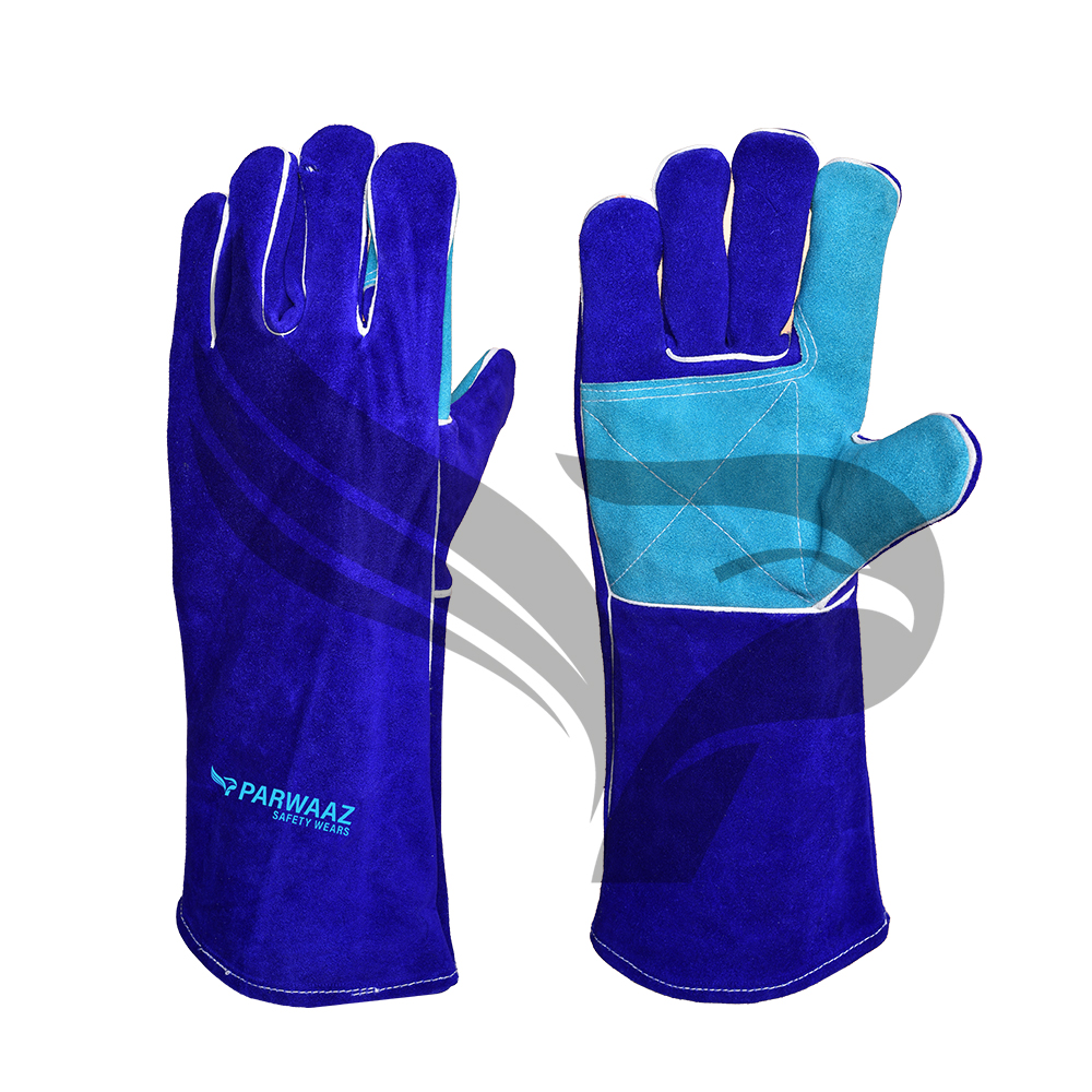 Blue Welding Gloves