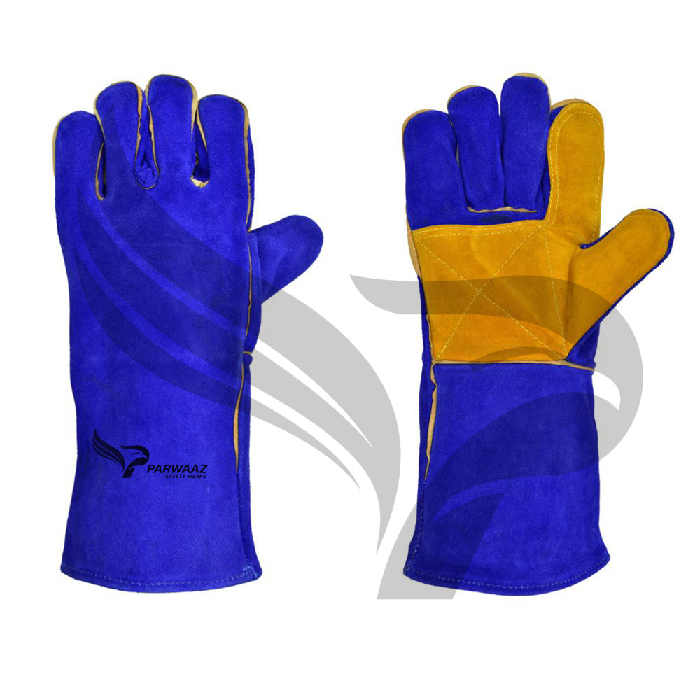 Blue Welding Gloves