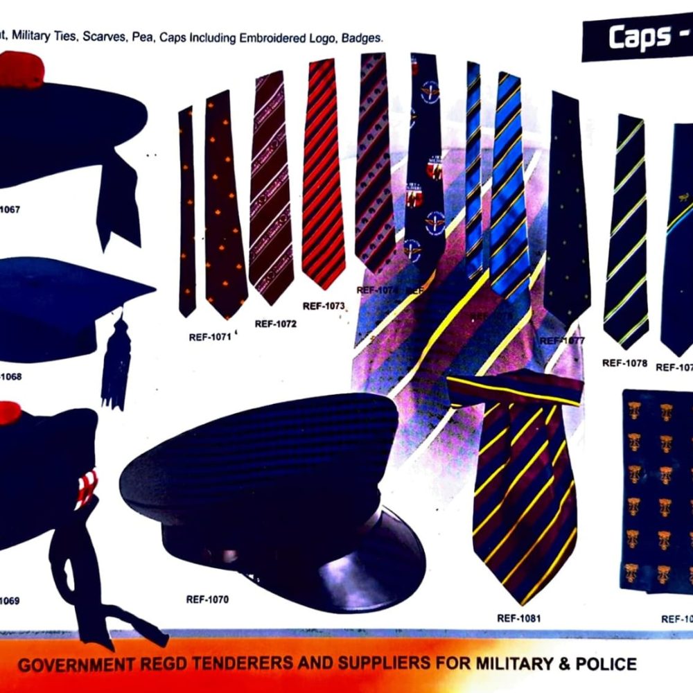 Military and Police Beret Caps & Ties
